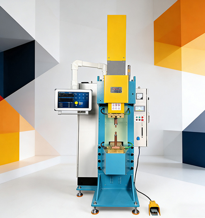 海菲电容储能式凸焊机客户现场