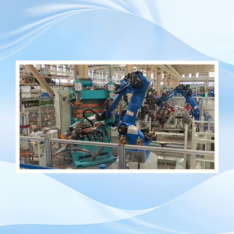 汽车门框全自动凸焊工作站